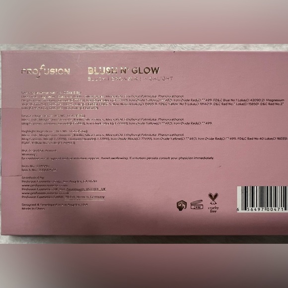 Profusion Blush & Glow Make‎ up NEW - Picture 2 of 3